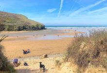 sand dunes mawgan porth