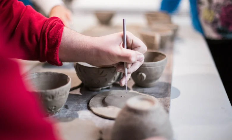 pottery class devon