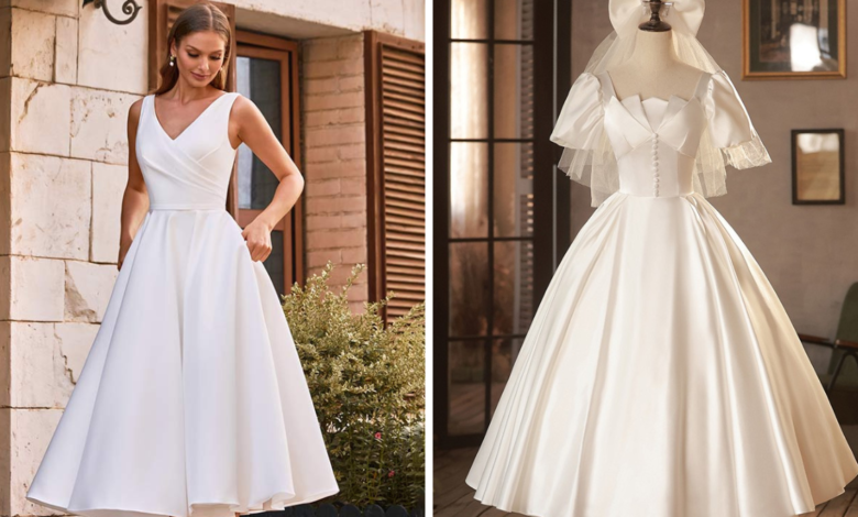 tea length wedding dress